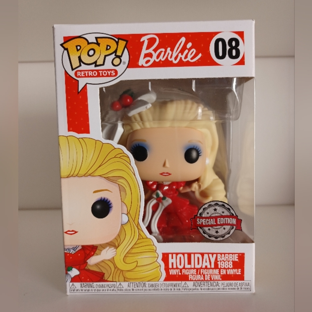 Holiday Barbie 1988 08 Retro Toys Vinyl Figure Funko Pop Toy Collectible
